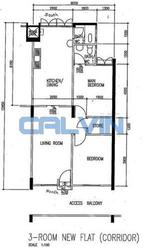 Blk 33 Telok Blangah Way (Bukit Merah), HDB 3 Rooms #86011002